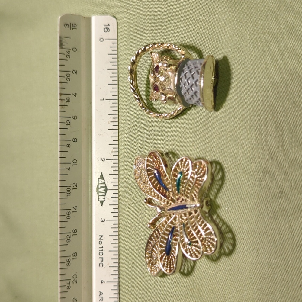 Two Vintage Gerry's Collection Brooches